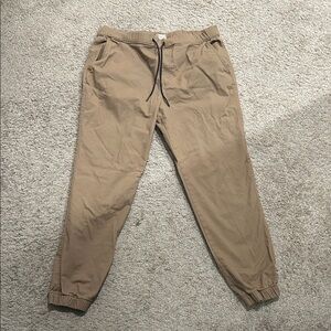 Urban Pipeline Tan Joggers